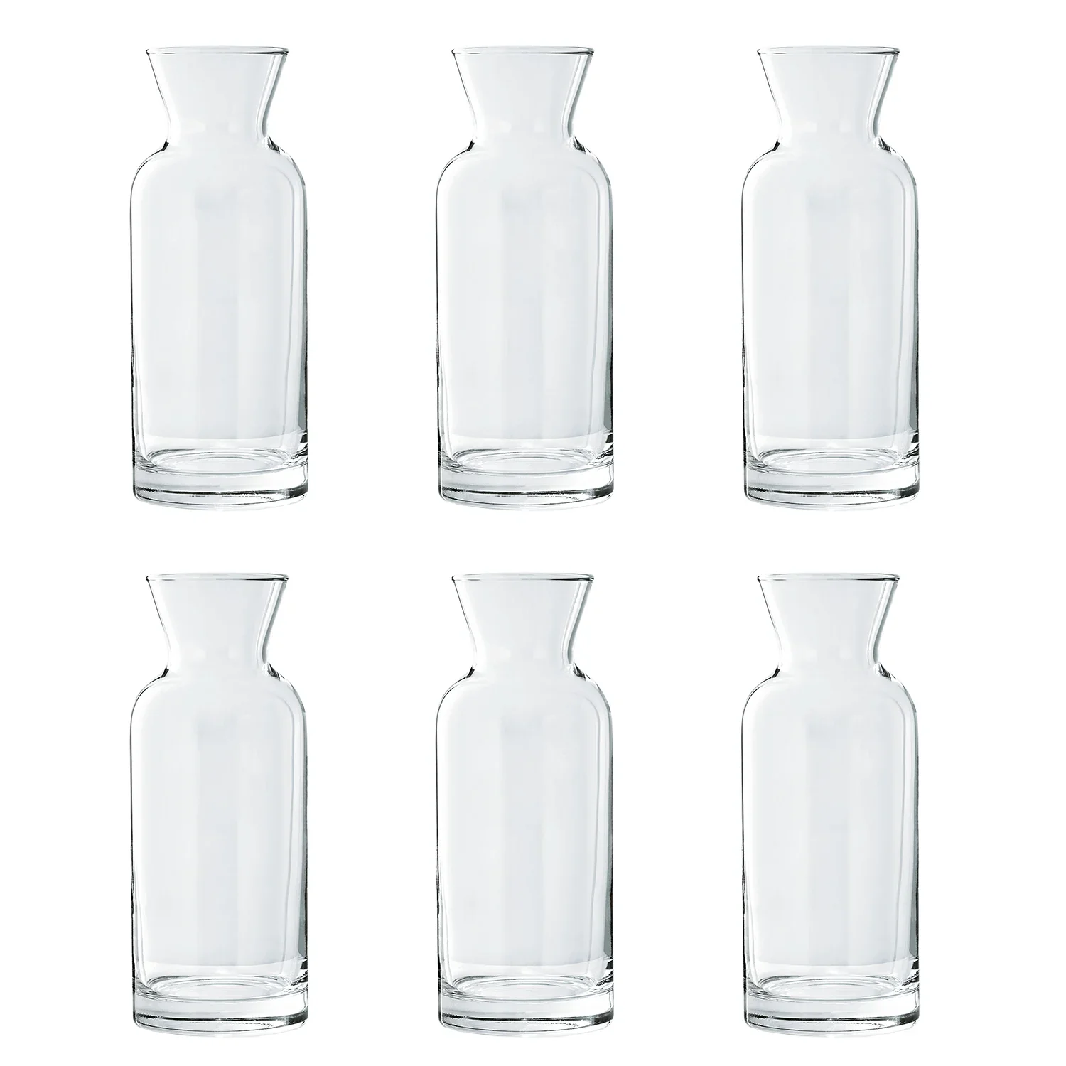 "Wasserkaraffe, Glaskaraffe, Weinkaraffe 6er-Set - Village, 1 L image"