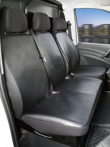 "Passform Sitzbezüge - Kunstleder für Einzelsitz & Doppelbank für Mercedes Vito W639 & Viano W639 ab BJ 06/2003 - 05/2014 image"