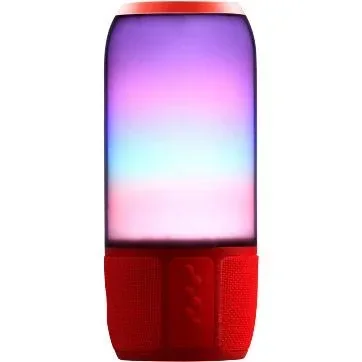 "VT-7456 Bluetooth-Lautsprecher mit RGB-Beleuchtung - 2x 3Watt - rot image"