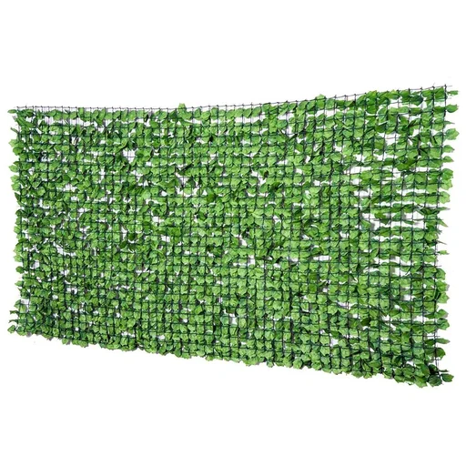 "Sichtschutz Künstliche Hecke Wanddekoration 1.5x3m Hellgrün image"