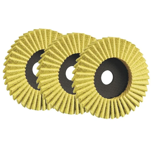 "Polierscheibe BRIGHTEX FLAP SUN 125 mm, 3er Set image"