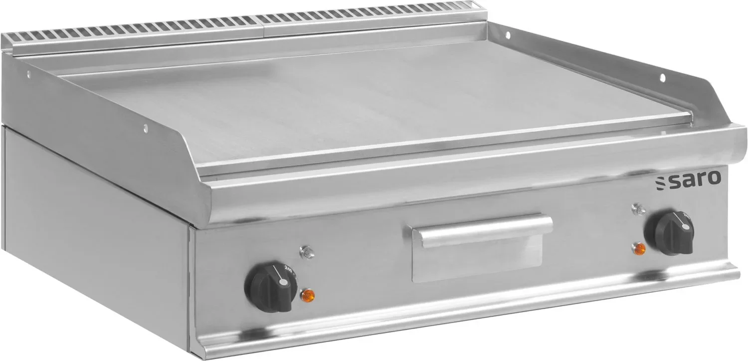 "Saro Griddleplatte Elektro Tisch, E7/KTE2BBL - Professionelle Großflächen-Zubereitung für die Gastronomie image"
