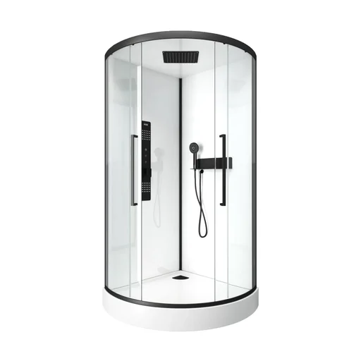 "Komplettdusche "White Round" 90 x 90 x 215 cm image"