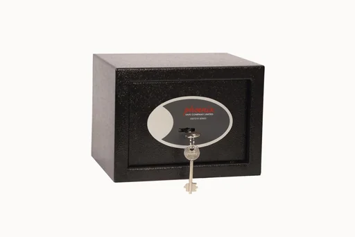 "Sicherheitstresor Compact Home Office mit Schlüsselschloss, schwarz image"
