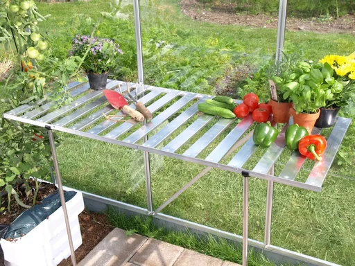 "Alutisch, Farbe abklappbar, Farbe 120 x 56 x 81 cm, Farbe alu image"