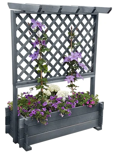 "Rankkasten mit Pergola klein, grau image"