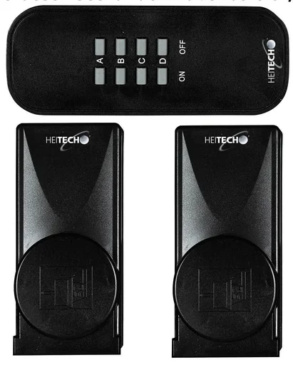 "Funksteckdosen 2er Set für den Außenbereich mit Fernbedienung image"