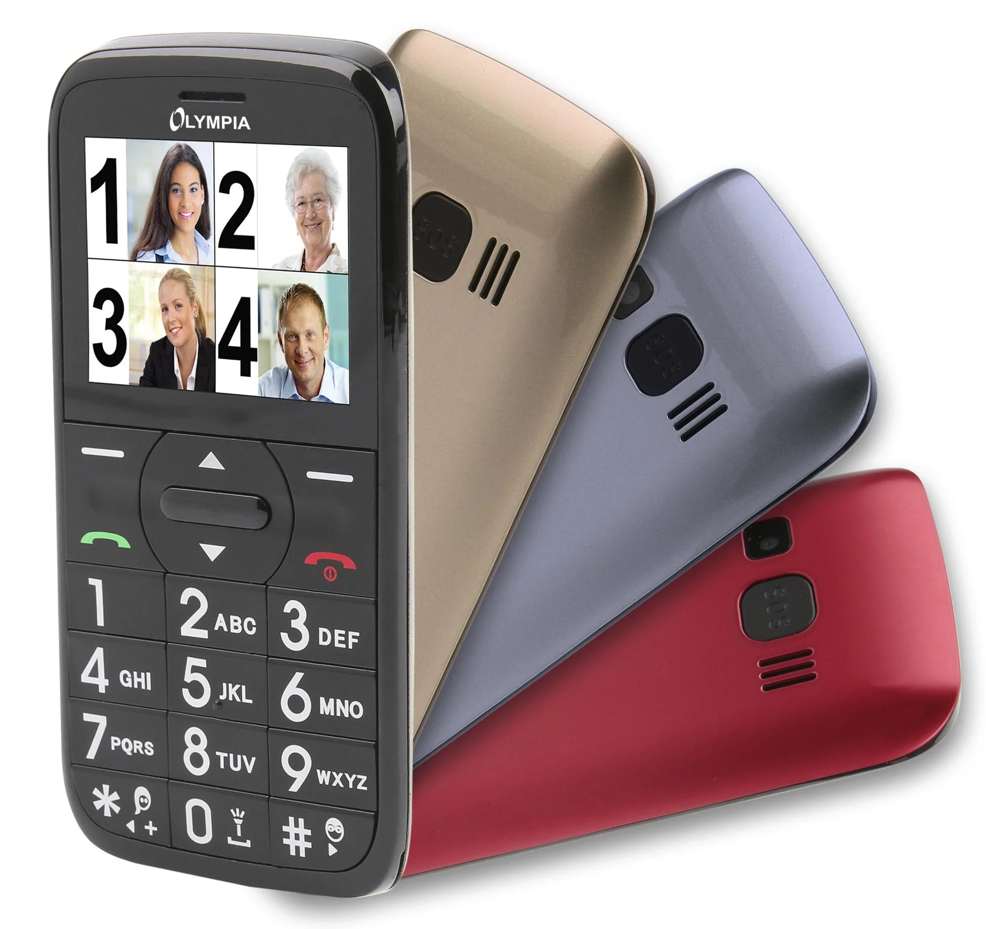 Großtasten Mobiltelefon