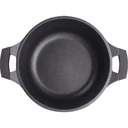 Kasserolle - mit Glasdeckel - 32 cm - Schwarz