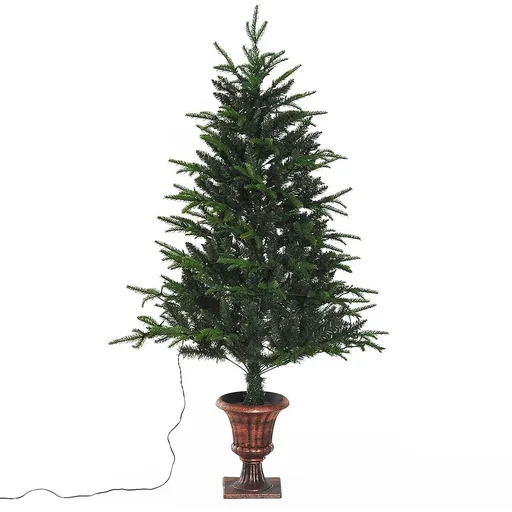 "Weihnachtsbaum 150cm Tannenbaum 100 LEDs 668 Spitzen image"