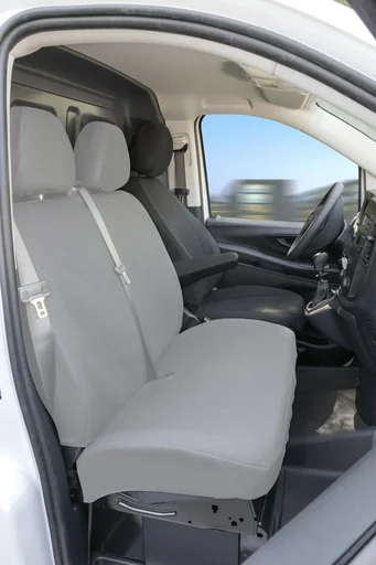 "Passform Sitzbezüge - Kunstleder für Mercedes Sprinter und VW LT ab BJ 01/1996 bis 04/2006 image"