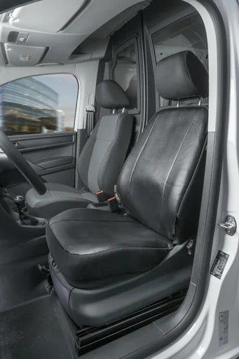 "Passform Sitzbezüge VW Caddy für Einzelsitz vorne aus Kunstleder ab Baujahr 02/2004 bis heute image"