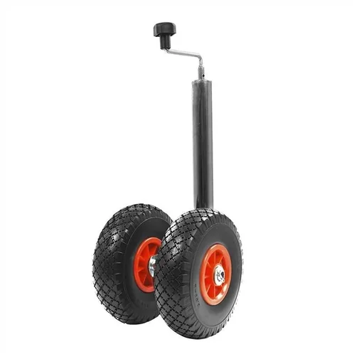"Doppelstützrad mit PU-Reifen - Pannensicher - 300 kg image"