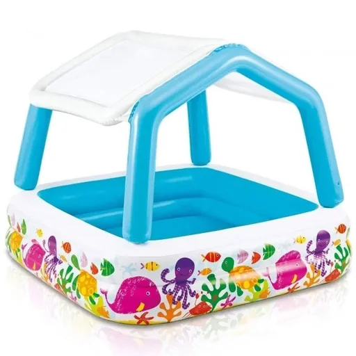 "Aufblasbarer Pool mit Schiebedach image"