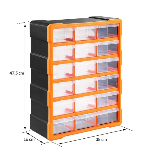 "Kleinteile-Organizer - 18 Fächer image"