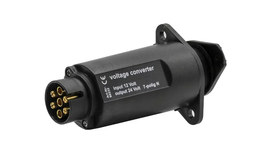 "Spannungsverdoppler 12 Volt auf 24 Volt, 7-polig PKW auf 7-polig LKW Typ N image"