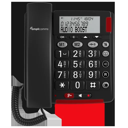 "Großtastentelefon mit 2 Direktwahltasten und großem Display image"