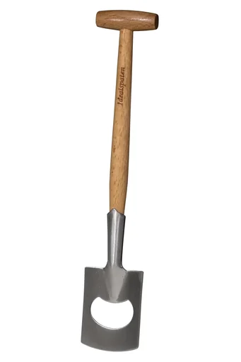 "Spaten Freizeitspaten, Flaschenöffner, Holzgriff mit T-Stück image"