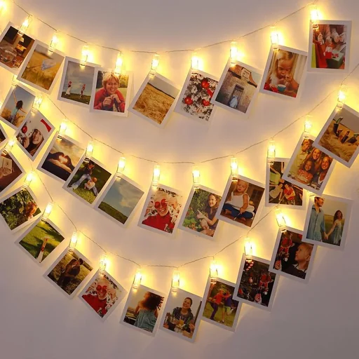 "Lichterkette für Bild 5,2m mit 42 Clips und Fernbedienung image"