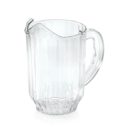 "Wasserkrug, Glaskrug mit Eislippe aus Polycarbonat, 1,8L - Robuster und praktischer Getränkekrug für Zuhause und unterwegs image"