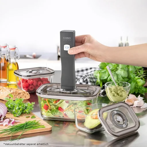 "Handvakuumierer "Vacu OneTouch" - Handllicher Vakuumierer CASO 1301 image"