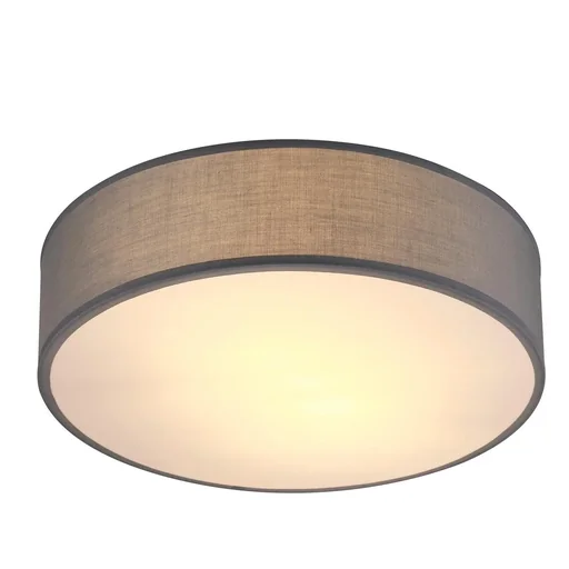 "Deckenleuchte - Grau - Stoff - Ø38cm image"