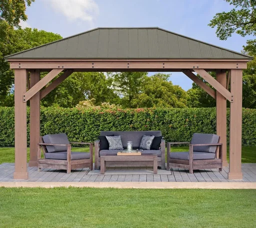 "Holzpavillon Devon, 12x16 image"