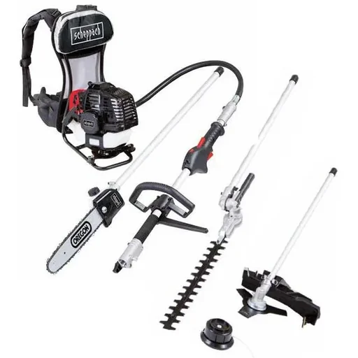 "4-in-1 Benzin-Multitool MFH5300-4BP - Tieflöffel | 51,7cc | 2-Takt | 1300W image"