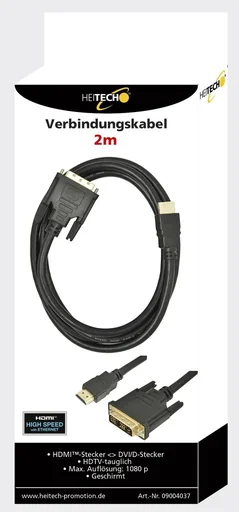 "Verbindungskabel HDMI-DVI-D image"