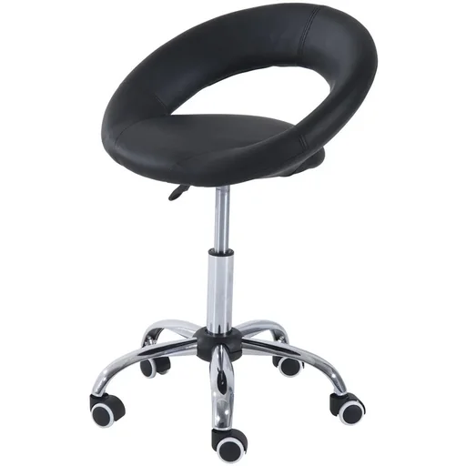 "Rollhocker höhenverstellbar schwarz image"
