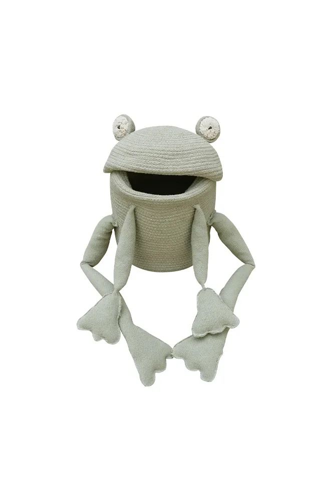"Lorena Canals Aufbewahrungskorb kinder, Spielzeugkorb - Fred the Frog image"