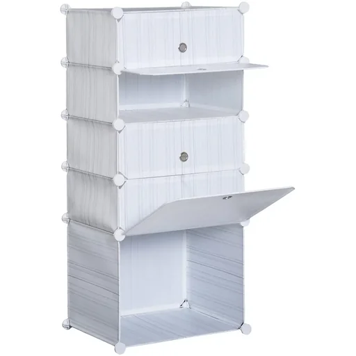 "Lagergewächshaus einstellbar, weiß und grau image"