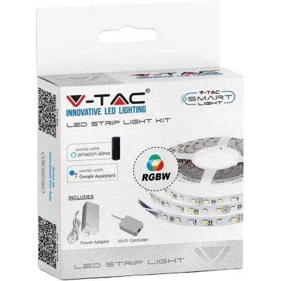 "Smarthome VT-5050 Wifi LED-Streifen RGB + Weiß - 5M - Funktioniert mit Amazon Alexa und Google Home Assistant image"