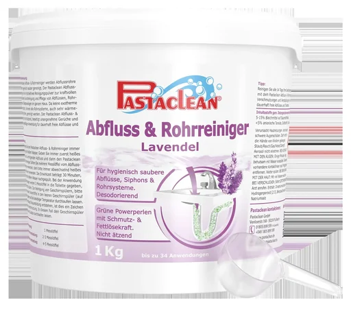 "Abfluss- und Rohr-Reiniger, Pulver mit Lavendel-Duft, 1 kg image"