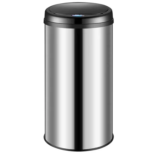 "Automatischer Edelstahl-Mülleimer mit Sensor - 56 L - Silber image"