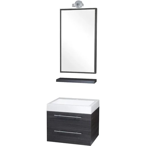 "Badezimmermöbel Force 58 cm - Gris image"