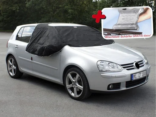 "Scheibenabdeckung für PKW - universell, magnetisch + Wischblattschärfer 3 in 1 image"
