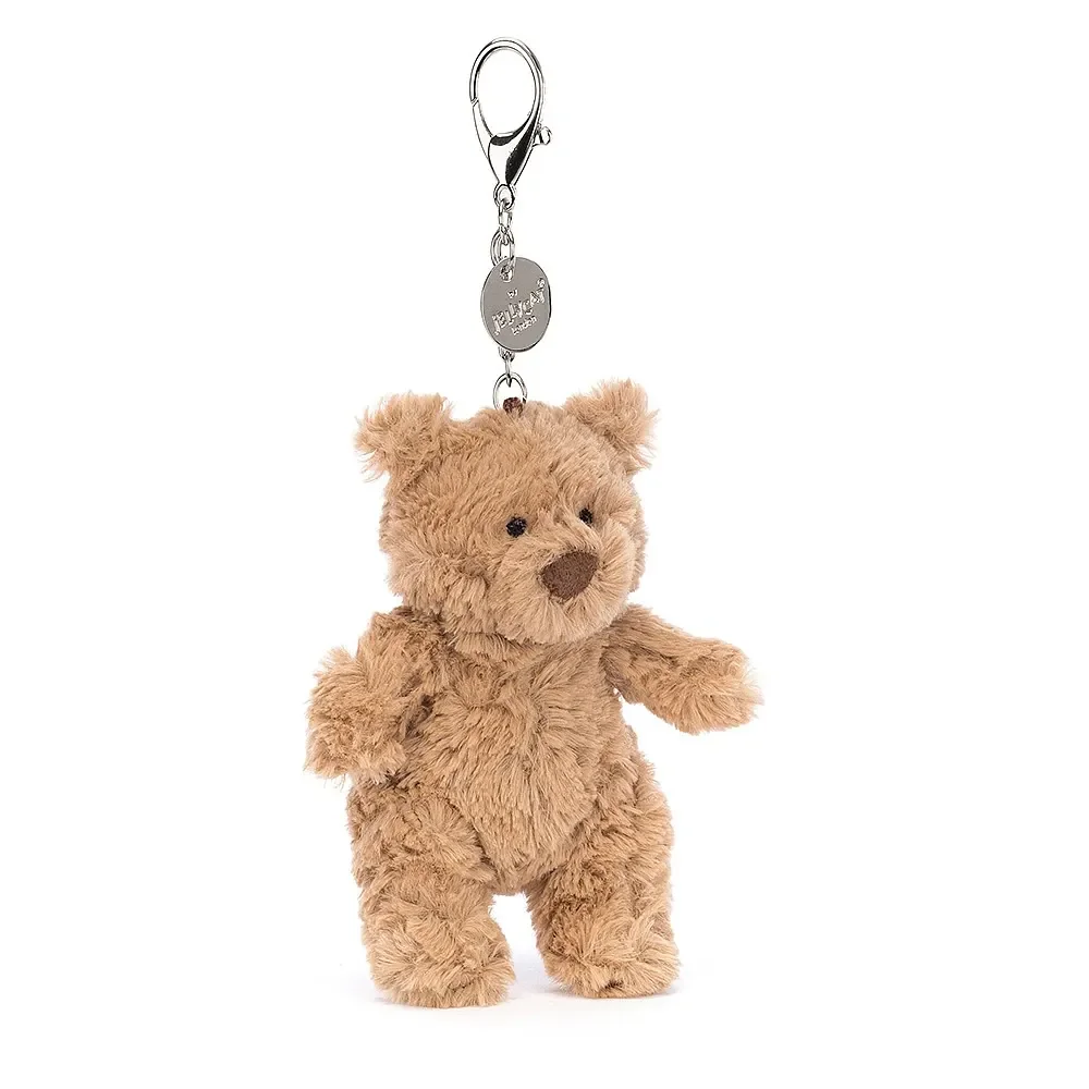 "Jellycat Bartholomew - Baby Schlüsselanhänger, Bear Bag Charm image"