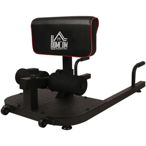 "Kniebeugentrainer Beintrainer 3 in 1 Trainer verstellbar rollbar bis 120 kg Schwarz image"