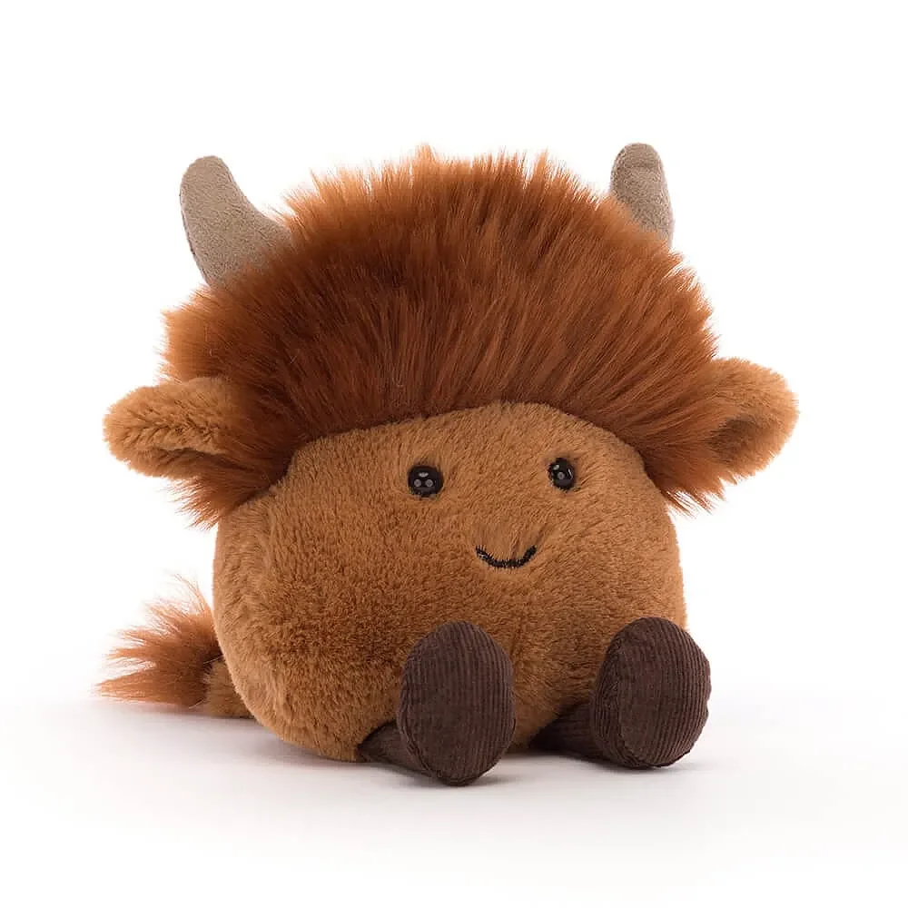 "Jellycat Kuscheltier, Plüschtier, Stofftier - Amuseabean Highland Cow image"