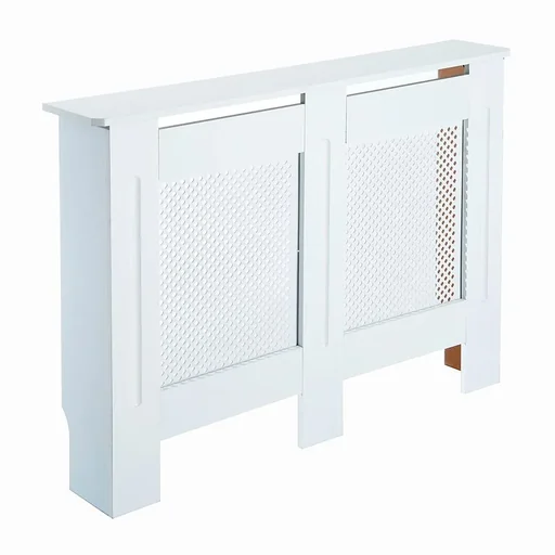 "Heizkörperabdeckung 112cm Weiß image"