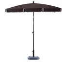 Sonnenschirm Gartenschirm knickbar Kaffeebraun