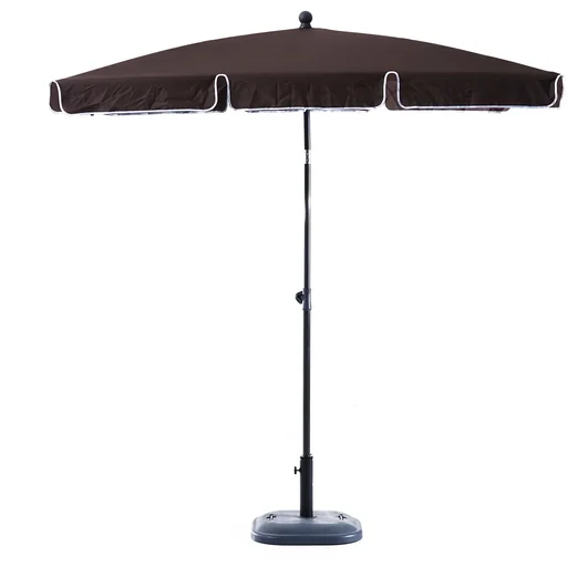 "Sonnenschirm Gartenschirm knickbar Kaffeebraun image"