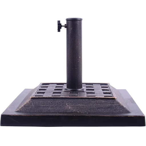 "Schirmständer Halterung 9kg 38/48mm Harz Bronze image"