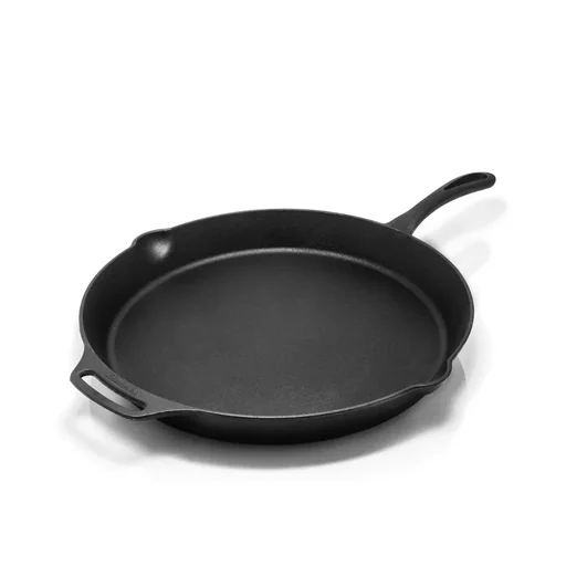 "Feuerpfanne mit Stiel und gegenüberliegendem Henkel (ohne Füße) image"