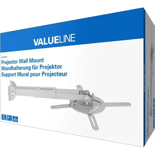 "Wandhalterung für Projektor vollbeweglich 10 kg Silber image"