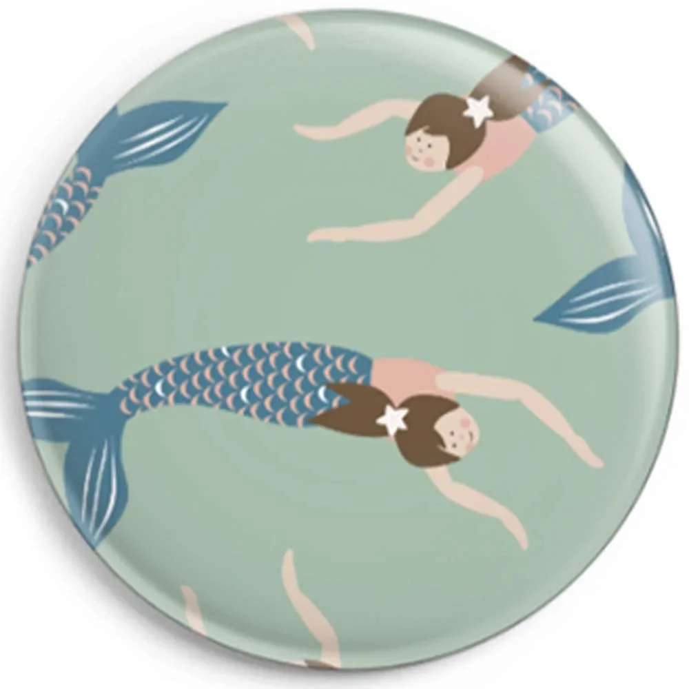 "Ava & Yves Kinder Button / Anstecker Meeerjungfrau image"