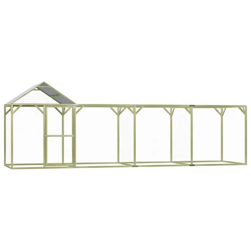 "Hühnerstall 6x1,5x2 m imprägniert image"