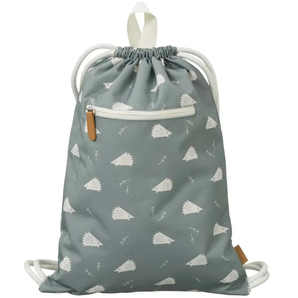 "Fresk Beutel Igel blau grau image"