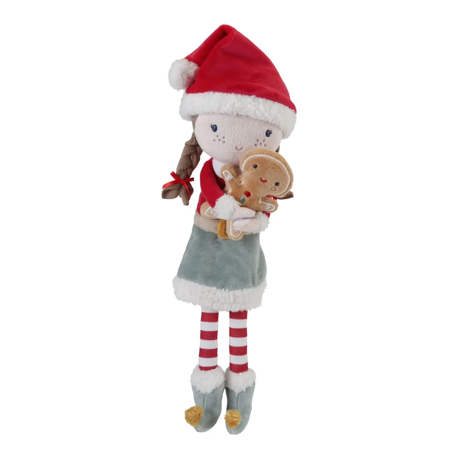 Little Dutch Stoffpuppe, Kuschelpuppe, Weihnachtspuppe - Rosa 35 cm